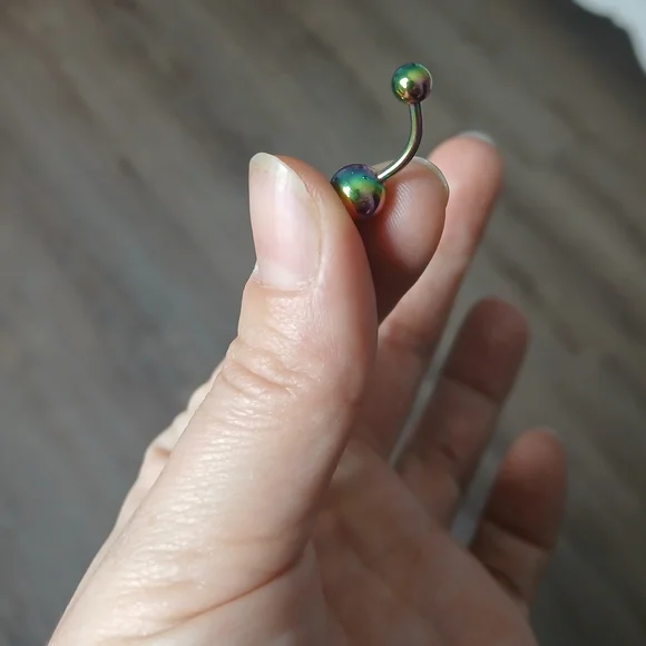 Colorful Belly Button Rings Set - Picture 6 of 6